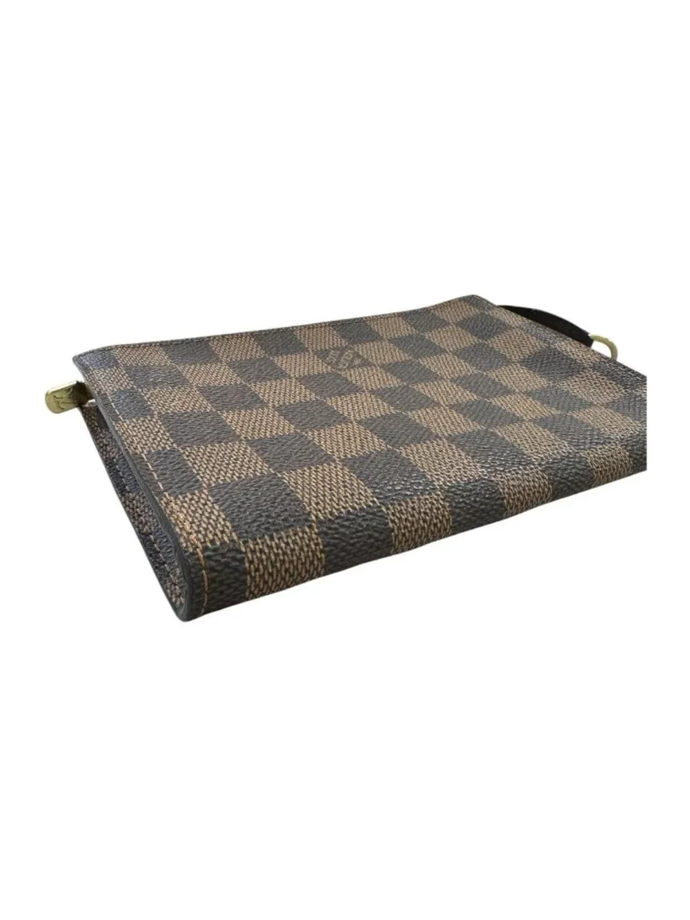 Louis Vuitton Damier Brown Gold Pouch Multi Case